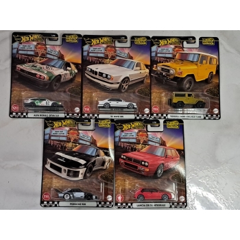 Hot Wheels 1:64 Zestaw Boulevard 2025 Mix 1 - 5 szt